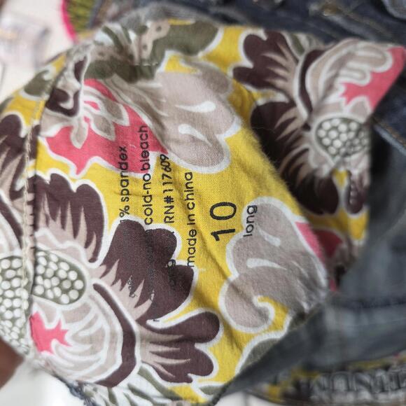 Platinum Jean Women's Dark Wash Bootcut Jeans- Size 10 Long - Picture 8 of 8